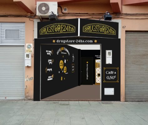 Fotomontaje-diseño-tienda-24-horas-Drugstore24hs