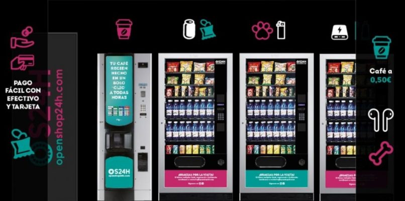 Tienda vending OpenShop24h-bocetodiseño